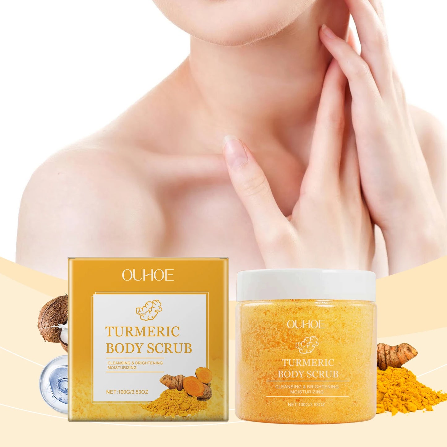 Turmeric Sea Salt Body Scrub