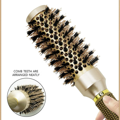 Aluminum Round Barrel Hair Curling Brush
