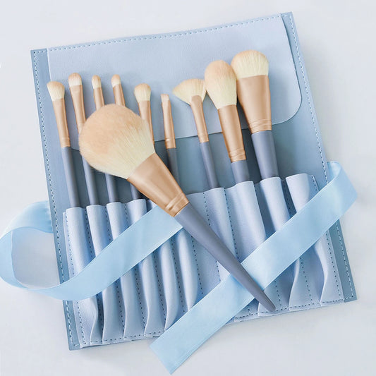 Ten-Piece Ultra-Soft Makeup Brush Set