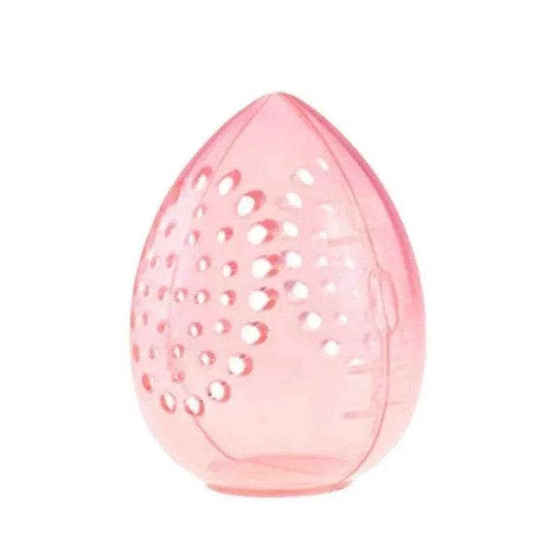 Egg-Shaped Makeup Sponge Storage Box