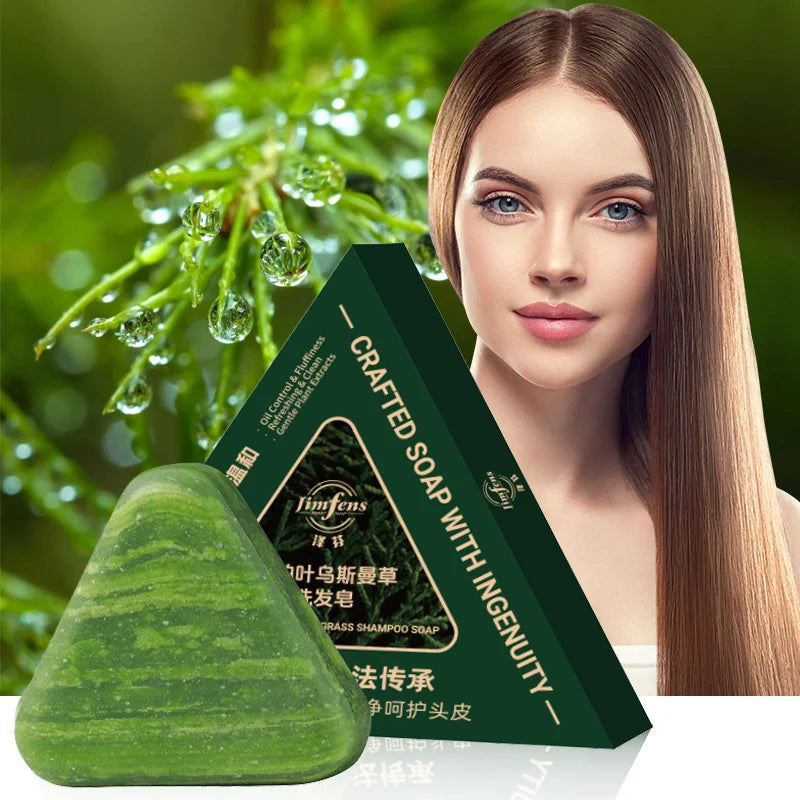 Herbal Cypress Ginseng Shampoo Bar