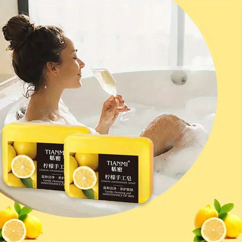 Refreshing Lemon Handmade Soap Duo