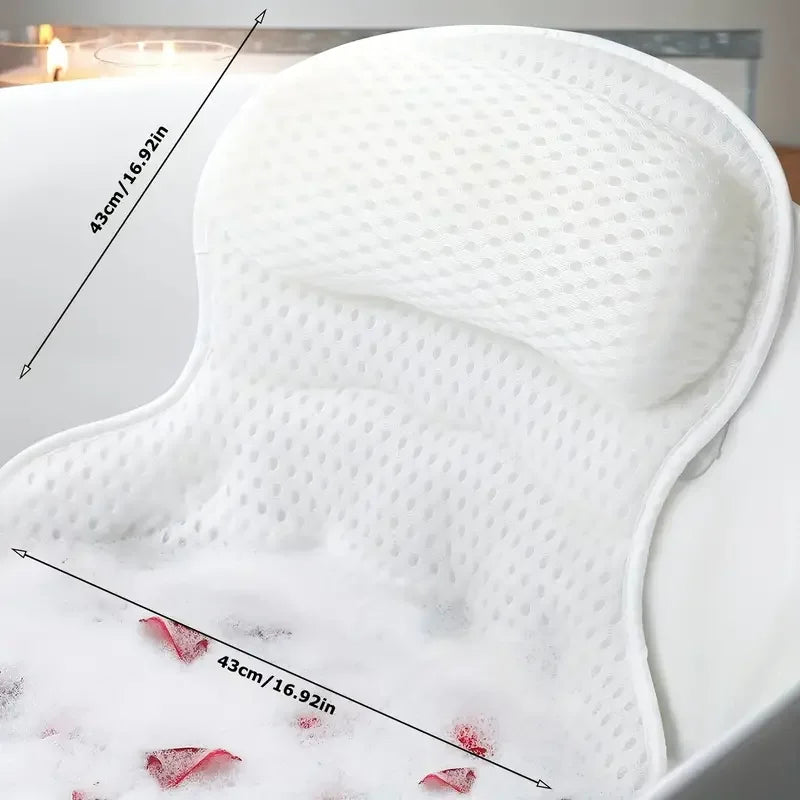 Luxury 4D Mesh Bath Pillow