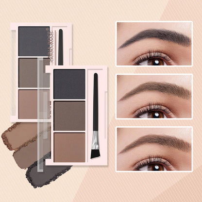 Three-Color Waterproof Eyebrow Powder