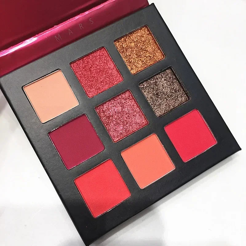 9-Color Shimmer Matte Eyeshadow Palette
