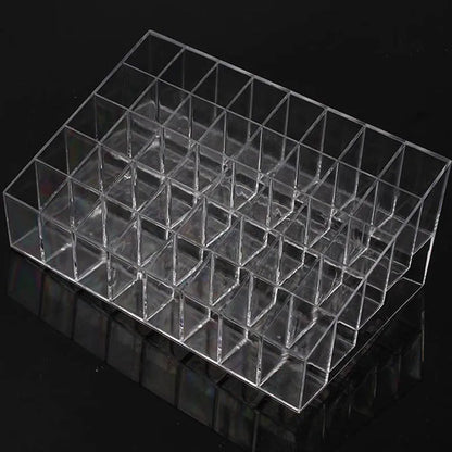 Clear Trapezoid Lipstick Display Stand
