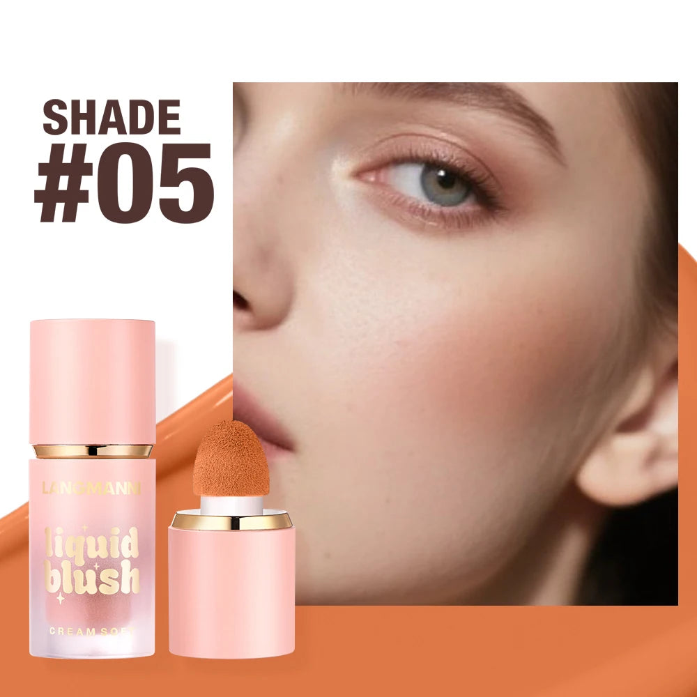 Six-Color Matte Liquid Blush