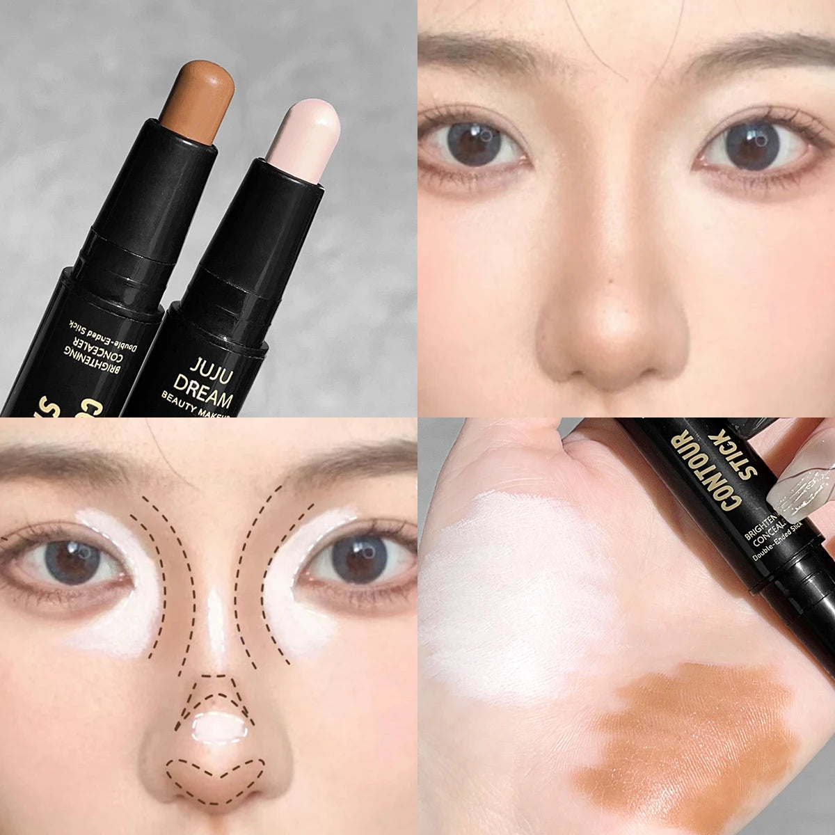 Dual-Ended Contour and Concealer Stick