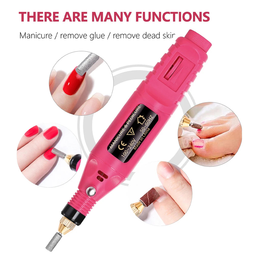 Professional Electric Nail Drill Machine Set