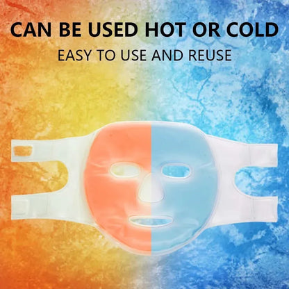 Reusable Hot Cold Gel Face Cooling Mask
