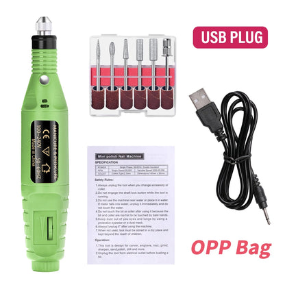 Powerful Electric Nail Drill Machine Set