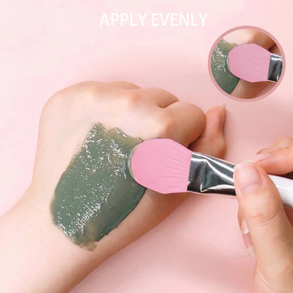 Double-Ended Silicone and Bristle Mask Brush