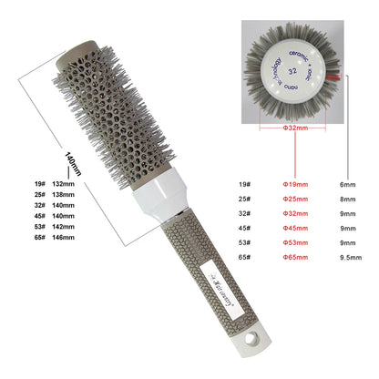 Thermal Ceramic Ionic Round Hair Brush