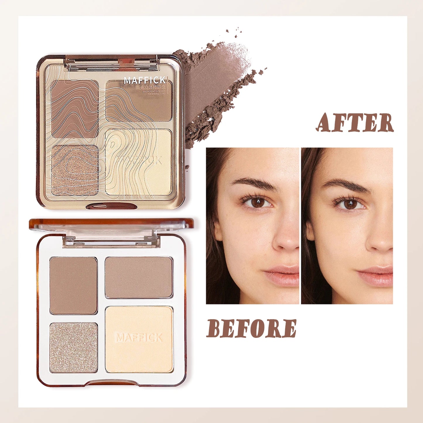 Four-Color Highlight and Contour Palette