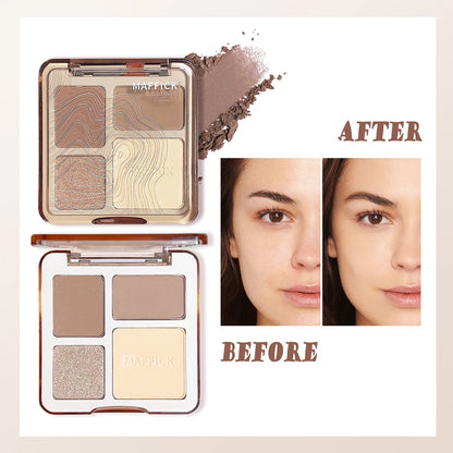 Four-Color Highlight and Contour Palette