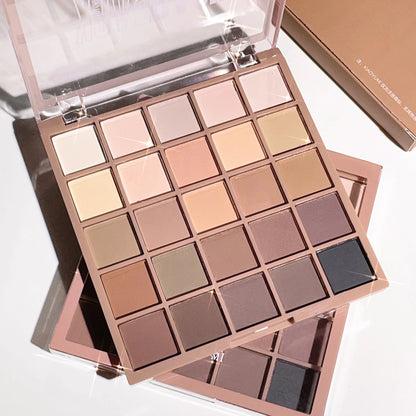 Twenty-Five Color Matte Nude Eyeshadow Palette