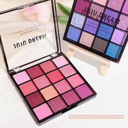 Sixteen-Color Fantasy Eyeshadow Palette