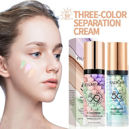 Tri-Color Face Primer Cream