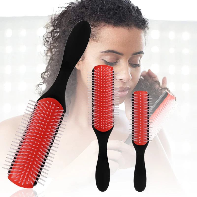 9-Row Detangling Massage Brush