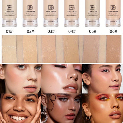 Five-Color Matte Liquid Concealer