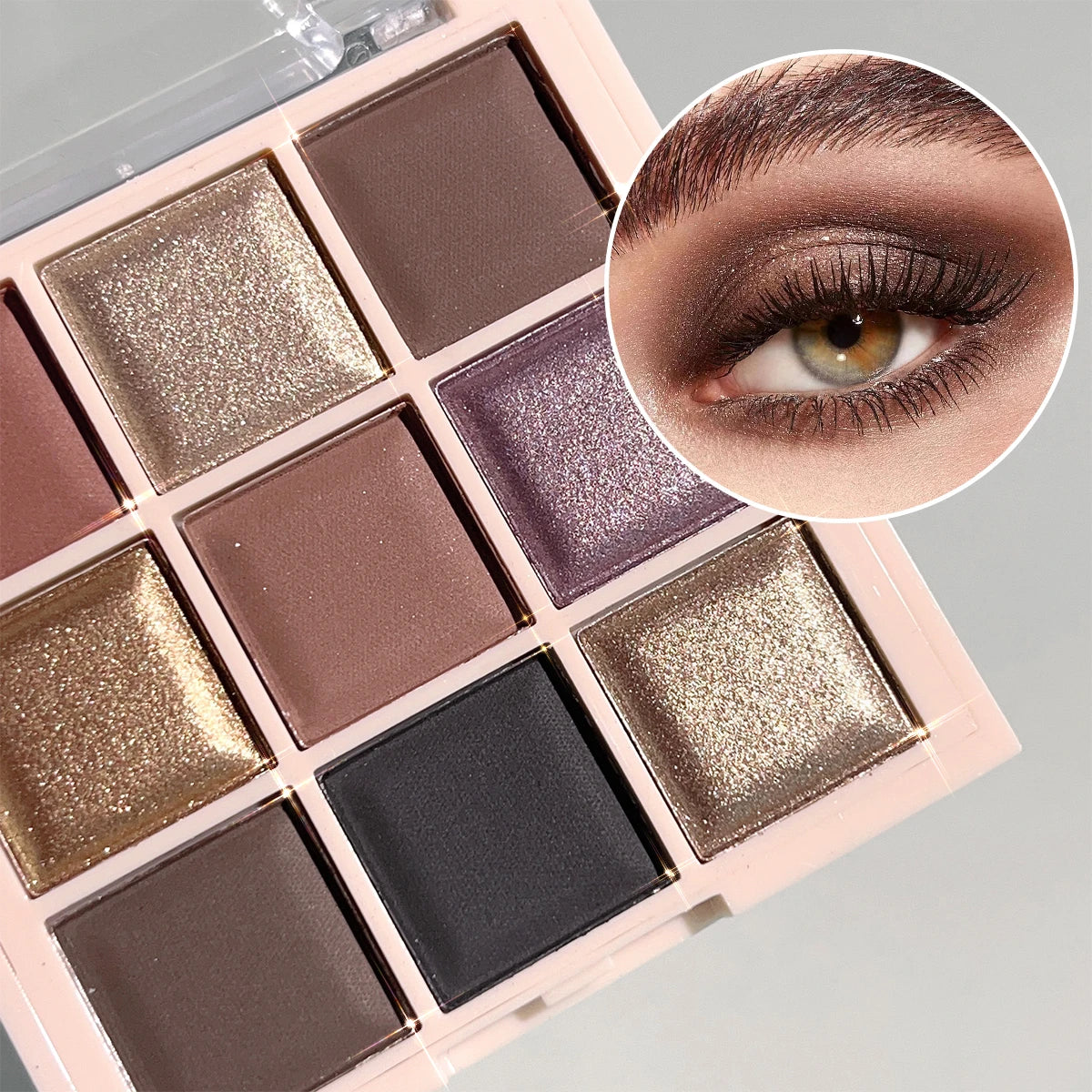 Nine-Color Milk Tea Eyeshadow Palette