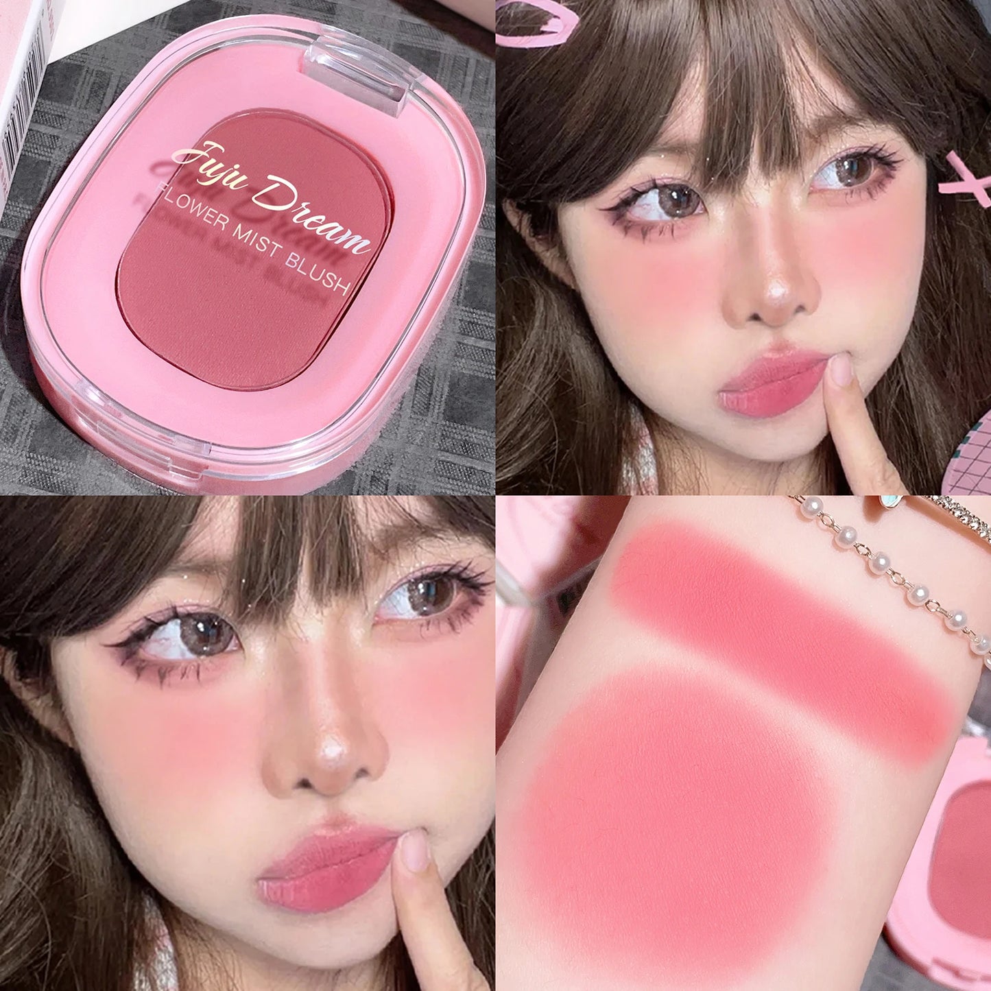 Monochrome Matte Flower-Mist Blush