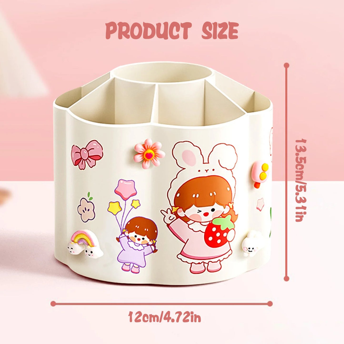 360° Rotating Desk Organizer