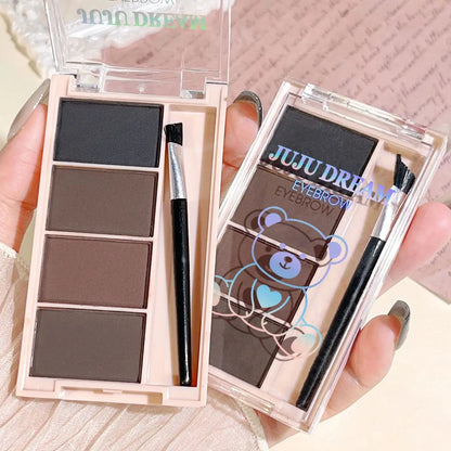 4-Color Matte Eyebrow Powder Set