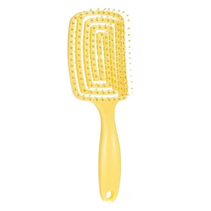 Elastic Hollow Hair Brush