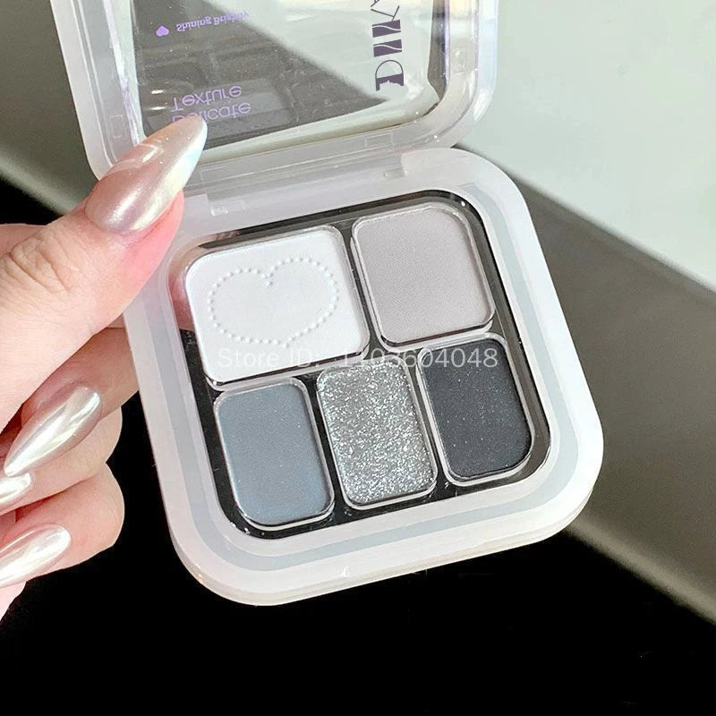 5-Color Punk Smokey Eyeshadow Palette