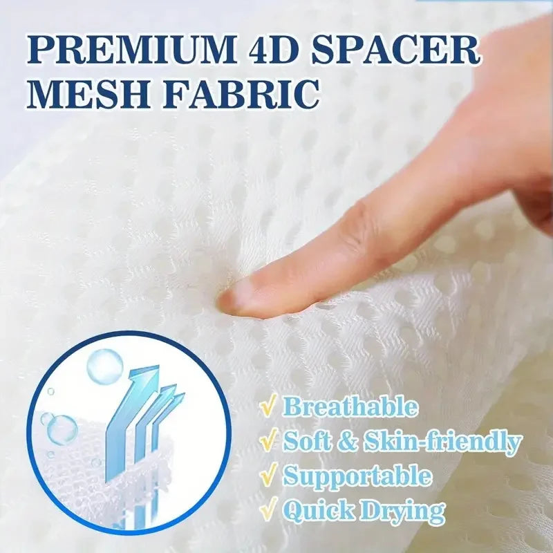 Luxury 4D Mesh Bath Pillow
