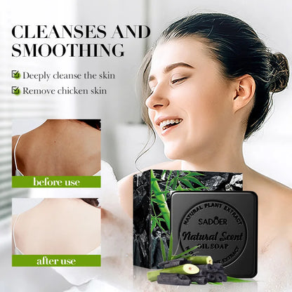 Bamboo Charcoal Deep-Cleansing Handmade Soap