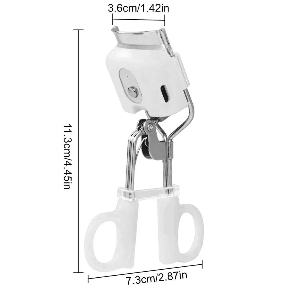 Portable Heated Electric Eyelash Curler Comb