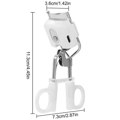 Portable Heated Electric Eyelash Curler Comb