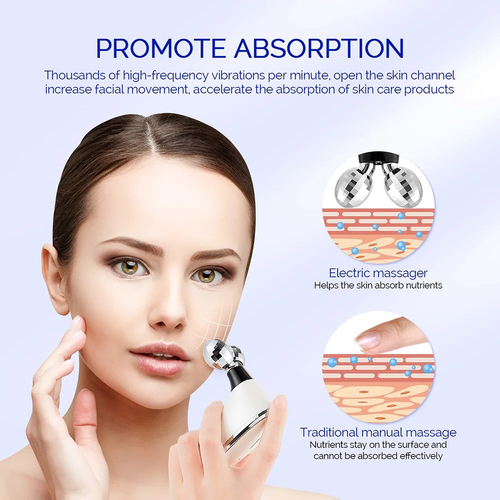 EMS Microcurrent Face Lifting Roller