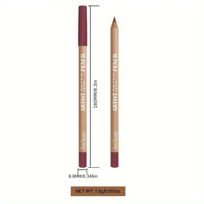 6-Piece Velvet Matte Lip Liner Set