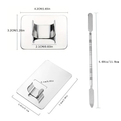 Stainless Steel Makeup Mixing Palette