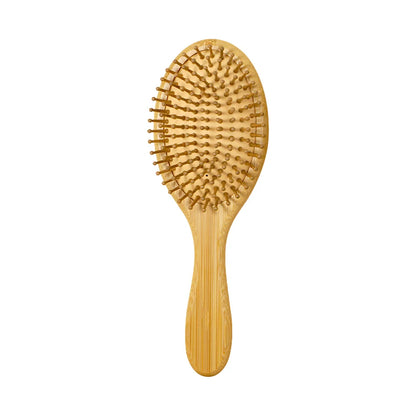 Premium Bamboo Hair Brush Set