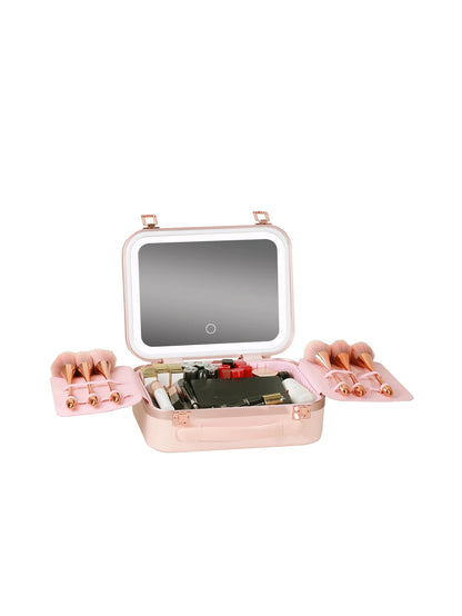 Rechargeable Large-Capacity Cosmetic Travel Train Case