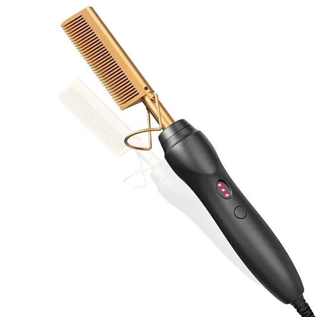 Portable Ceramic Hot Comb Straightener