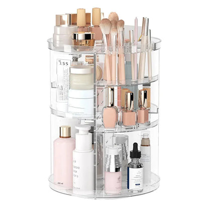 360° Rotating Makeup Organizer