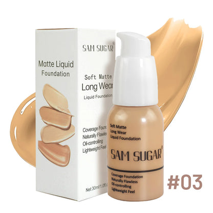 Long-Lasting Waterproof Liquid Concealer Foundation