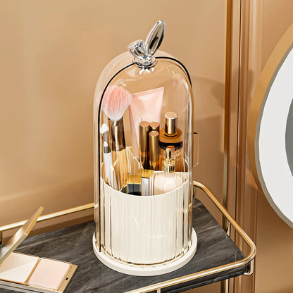 360° Rotating Dustproof Makeup Brush Holder