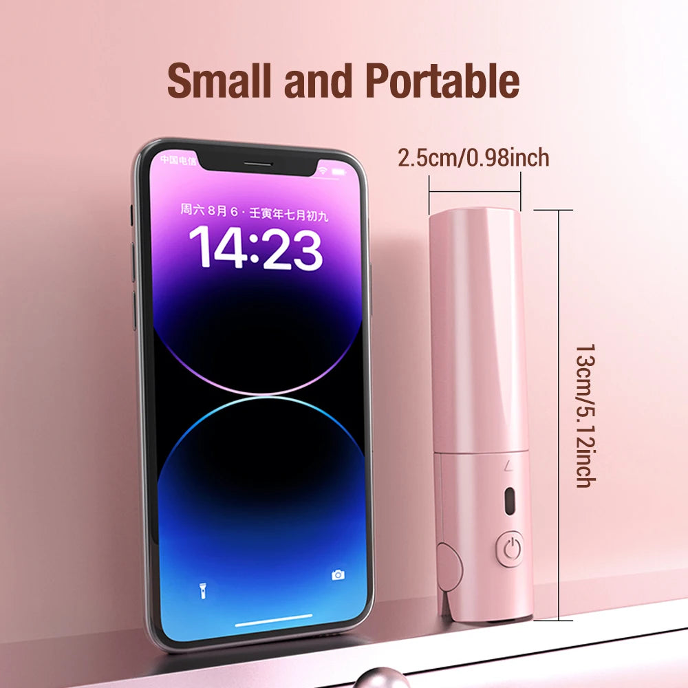 Portable USB Mini Hair Straightener and Curler