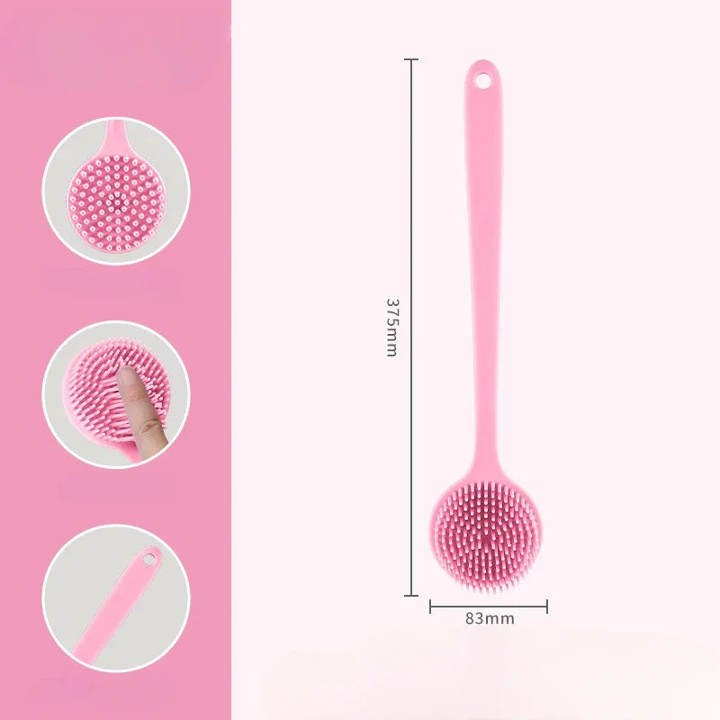 Soft Long-Handle Exfoliating Bath Brush
