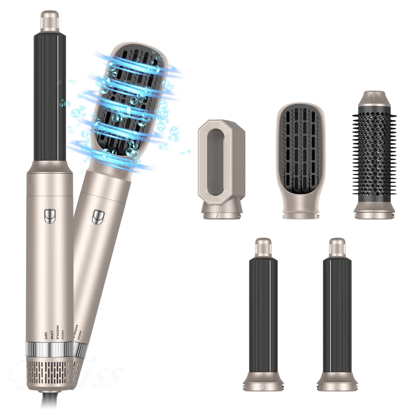 5-in-1 Professional High-Speed Hair Dryer and Hot Air Styling Brush