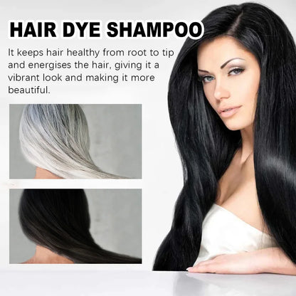 Organic Black Hair Dye Shampoo