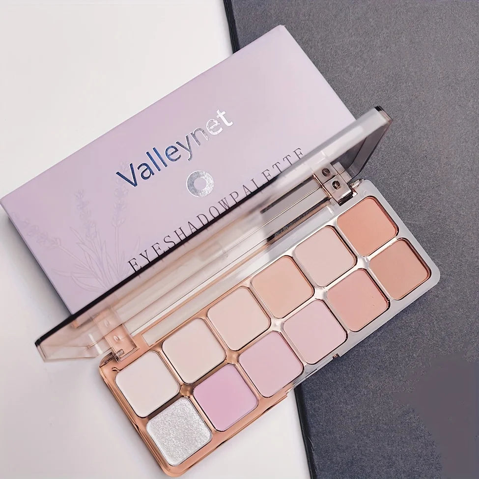 Twelve-Color Earth Tone Eyeshadow Palette