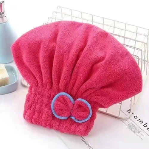 Microfiber Quick-Dry Hair Wrap Towel Turban