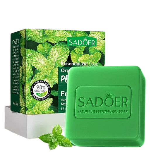 Peppermint Kojic Handmade Brightening Soap